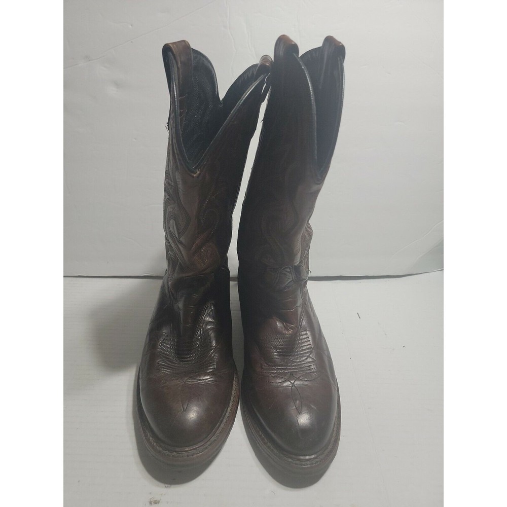 Double H Cowboy Boots Men’s Size 9 D Dark Brown